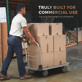 Collapsible Heavy-Duty Push Cart Dolly for Moving Large Loads