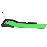 Putting Green Indoor Set Mini Putting Ball Pad w/ Ball Return/2 Holes for Men