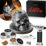 Cocktail Smoker Kit with Torch, Whiskey Infuser Set for Bourbon Drinks