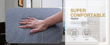 King 14 Inch Memory Foam Mattress in a Box Jacquard Fabric Cover