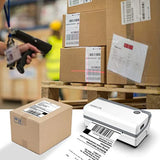 Bluetooth Thermal Shipping Label Printer Wireless 4x6 Label Sticker Printer for Shipping Packages Support Android iPhone Widely