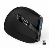 ZELOTES Ergonomic Vertical Mouse 2400 DPI Adjustable F-36A Wireless Rechargeable Mice