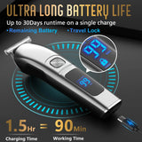 Ufree Beard Trimmer for Men, Waterproof Electric Razor for Nose, Body, Face & Mustache, Cordless