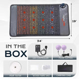Red Light Amethyst Therapy Mat Tourmaline Massage Jade Mattress