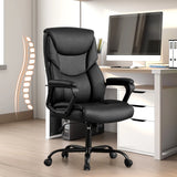 JHK Ergonomic PU Leather Padded Armrest Living Room Rocking Gaming Chair
