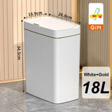 15/18L Bathroom Smart Sensor Trash Can Garbage Bucket-MD DC PRINT