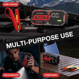 AdoreTrip 8250A Heavy-Duty Jump Starter,12V Car Battery Booster Device, Portable Power Bank For Off-Road 4x4,Pickups