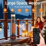 3 in 1 Portable Space Heater Tower Fan Combo for Bedroom, Office Large Room