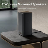 ULTIMEA 7.1.4ch Soundbar with 8" Wireless Subwoofer&2 Surround Speakers