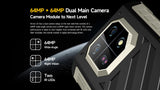 Ulefone Armor 22 Rugged Phone ,16GB (8GB+8GB) RAM ,128GB/256GB ROM , Android 13 Smartphone