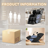 Full Body Zero Gravity Massage Chair w/ Heating, Bluetooth Speaker,Airbags