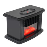 Mini Warmer Fan Space Heater Electric Fireplace Heater with Remote Control