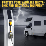 RV Surge Protectors 30 Amp, IP68 Surge Voltage Protection for Camper