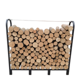 Artibear Firewood Rack Stand 4.1ft Heavy Duty Logs Holder for Outdoor Indoor Fireplace