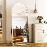 26" x 71" Aluminum Alloy Frame Full Body Mirror for Bedroom, Living Room