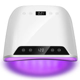 320W Big Space UV LED Nail Lamp For Manicure Drying Gel Nail Polish 72 LED Nail Dryer With Two LCD Screens
