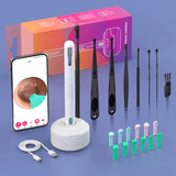 Ear Cleaner with camera Set Ear Sticks Otoscope USB C Charging Endoscope Wax Removal Tool-MD DC PRINT
