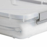 Underbed Storage Box, 2-Pack, Rolling (101 x 51 x 15 cm), for Clothes, Shoes