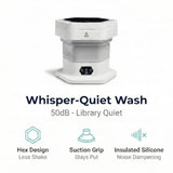 Portable Folding Washing Machine for Small Loads Mini Washer for Baby Clothes Underwear