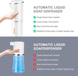 Touchless Foaming Soap Dispenser, 10oz/300ml Automatic with Adjustable Volume Control, Rechargeable