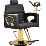 Heavy-Duty 360° Swivel Barber Chair for Salons,