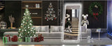 1pc-Modern 75" x 28" LED Mirror with Adjustable Brightness For  Living Room