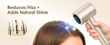 Bopcal Ionic Hair Dryer with Diffuser - 160000RPM High-Speed Blow Dryer, 500 Millons Ions Frizz Free, Fast
