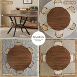 Seating for Four: Farmhouse-Style Kitchen Table with Storage