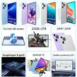 Original M70plus Tablets Android 15 22GB+2TB Children's Kids Tablet PC Global