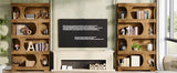 Tribesigns 71" Tall Bookcase, 4-Tier S-Shaped Bookshelf, Wood Decorative Storage Shelving