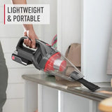 Cordless handheld vacuum cleaner for home and car use, ABS plastic body