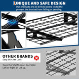 2 Pack 2x6Ft Garage Shelving Wall Mounted,  24"x72" Wall Shelf Garage Storage Rack Floating Shelves