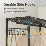 V4 Heavy Duty Clothing Rack for Hanging Clothes 810lbs Load Capacity