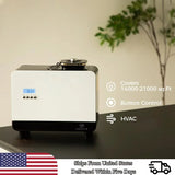 30000 Feet 800ML Capacity Essential Oil Air Purifier Metal Body 14W Power