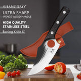 SHANGDAO Boning Knives 6 ″ Viking Boning Knife for Meat Cutting