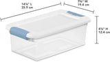（XMSJ-Hot）48-Pack Latching Box, Under Bed Storage Bins with Lids