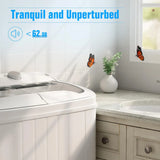 Portable Grey Compact Mini Washer and Dryer Combo for Apartment, Dorms, RVs, and Camping,