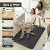 Office Rolling Chair Mat for Hardwood and Tile Floor