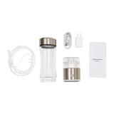 380ml Hydrogen Water Generator Bottle Electric USB Rechargeable Hydrogen Water Bottle