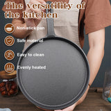 20cm Cast Iron Skillet Thickened Frying Pan Round Omelette Pan