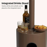 55,000 BTU Propane Patio Heater, Portable Outdoor Heater for Large Spaces