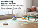 Lefant Robot Vacuum and Mop, Self Emptying, 12000Pa Suction for Hands-Free,