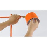 22.2" Modern Desk Lamp, Metal Table Lamp with LED Bulb, Adjustable Reading Lamps for Living Room