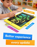 10 Inch LCD Writing Tablet for Kids, Colorful Doodle Board with Erase Lock,