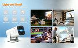 XGODY Portable Gimbal 3 Pro 12000LM 4K Projector 2.4G/5G WiFi Bluetooth