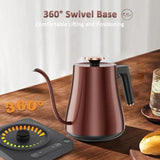 Smart Gooseneck Electric Kettle 1.0L with Temp Control and Keep Warm