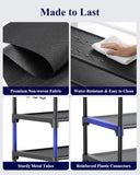 Shoe Rack for Closet - 10-Tier Shoe Organizer with Hook Rack for Entryway