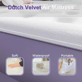 Air Mattress Queen for Camping and Home Use, Velvet Texture Waterproof