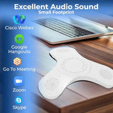 Bluetooth Conference Speaker with Microphone Portable Wireless Speaker for Office Desk Computer