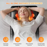 Shiatsu Full Body Massage Mat with Heat Detachable Massager Pad for Pain